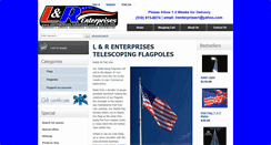 Desktop Screenshot of lrenterprises-flagpoles.com